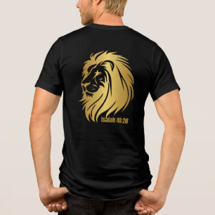 Guld Lejonet av Juda Jesaja 40:28 Kristet T Shirt