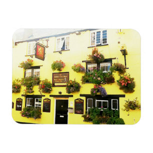 Guld- lejont hotell Padstow Cornwall England Magnet