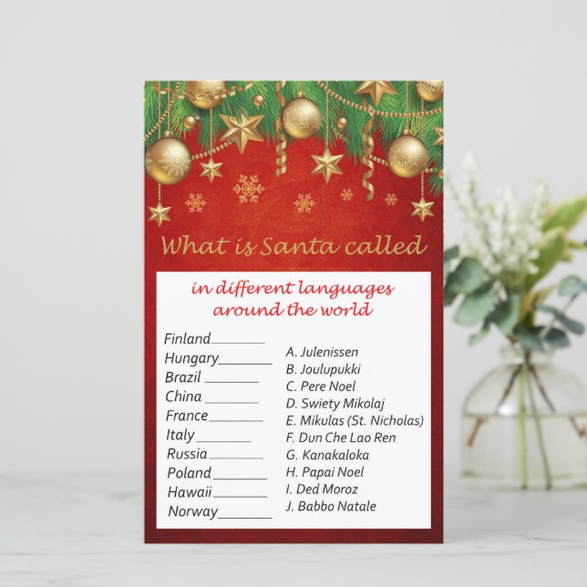 Guld leksak christmas värld runt-spel (Stående Fram)