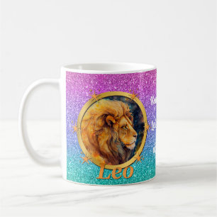 Guld Leo Stjärntecken Horoskop En Motiverande Insp Kaffemugg