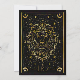 Guld Leo zodiac-symbol