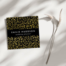 Guld Leopard, Guld Glitter, Leopard Mönster