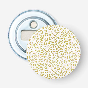 Guld Leopard, Guld Glitter, Leopard Print Flasköppnare