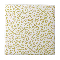 Guld Leopard, Guld Glitter, Leopard Print