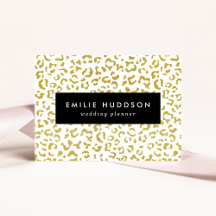 Guld Leopard, Guld Glitter, Leopard Print