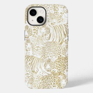 Guld Leopard Tiger Animals