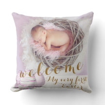 Guld Lila Meddelande om välkomsthälsans Rosa Foto