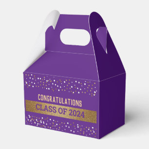 Guld Lila Student Personlig 2024 Presentaskar