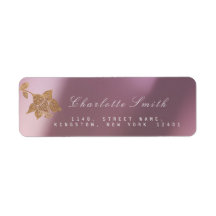 Guld Lilac Rosa Parly Lily Black Returadress