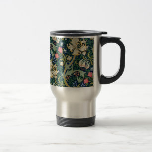Guld- liljatravel mug resemugg