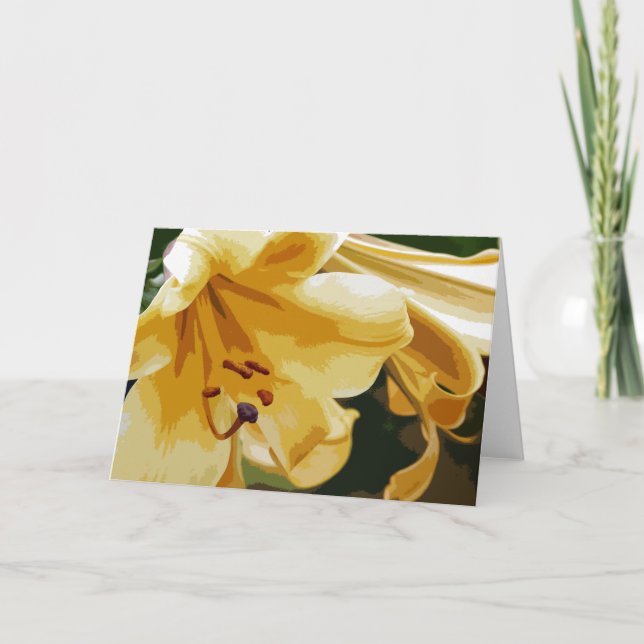 Guld- Lillies Kort (Framsida)