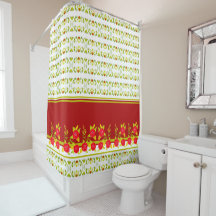 Guld Lime Green och Burgundy