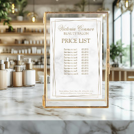 Guld Line Gräns Luxury Pris List Flyer