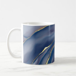 Guld Line: Luxury Abstrakt Inkscape Kaffemugg