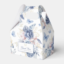 Guld Little Butterfly Boy Baby Shower Presentaskar