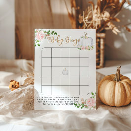  guld Little pumpkin blommigt baby bingo-spel