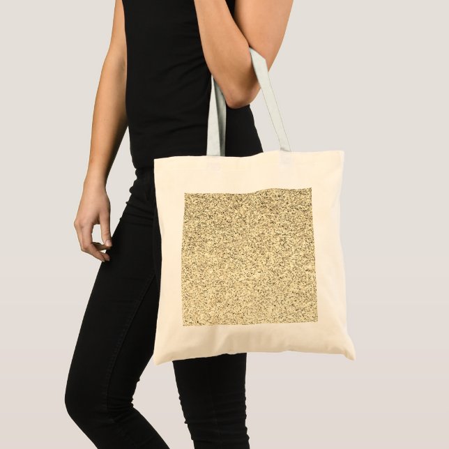 Guld ljus mjuk glitter gnistrar tygkasse (Framsida (produkt))