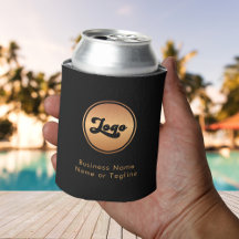 Guld Logotyp & Anpassningsbar Text Business Compan