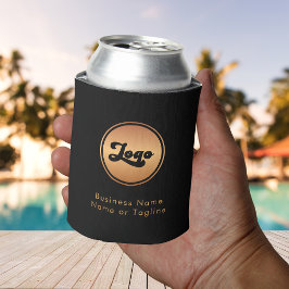 Guld Logotyp & Anpassningsbar Text Business Compan