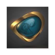 Guld Logotyp Modern Hairdresser Professionell