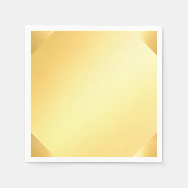 Guld Look Tom Mall Modern Glamour Pappersservett (Framsidan)