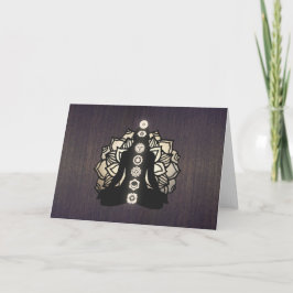 Guld Lotus Chakra Reiki Master och Yoga Teacher Kort