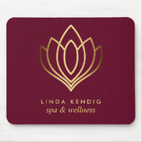 Guld lotus logotyp Ruby | Personlig lägg till ditt