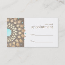 Guld Lotus Mandala Therapist Möte påminnelse