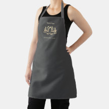 Guld Lotus Spa Beauty Salon Employee Grått