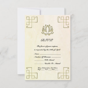 Guld Lotus Yoga OSA Kort