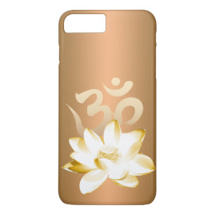 Guld- lotusblomma & Om-symbolYoga