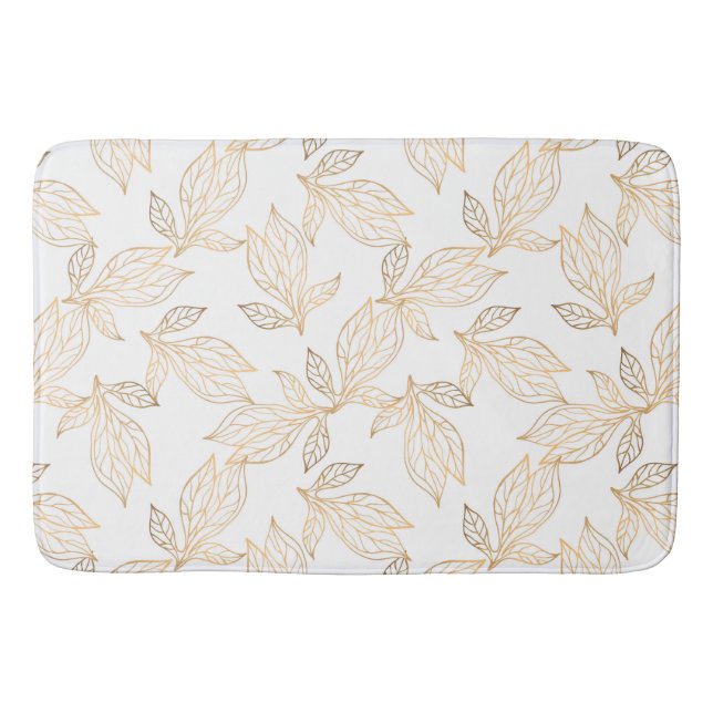 Guld Löv Designer Large Bath Mat Badrumsmatta (Framsidan)