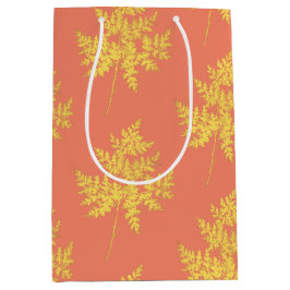 Guld Löv på den botaniska Mönster