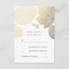 Guld Lövs Fall Wedding OSA kort