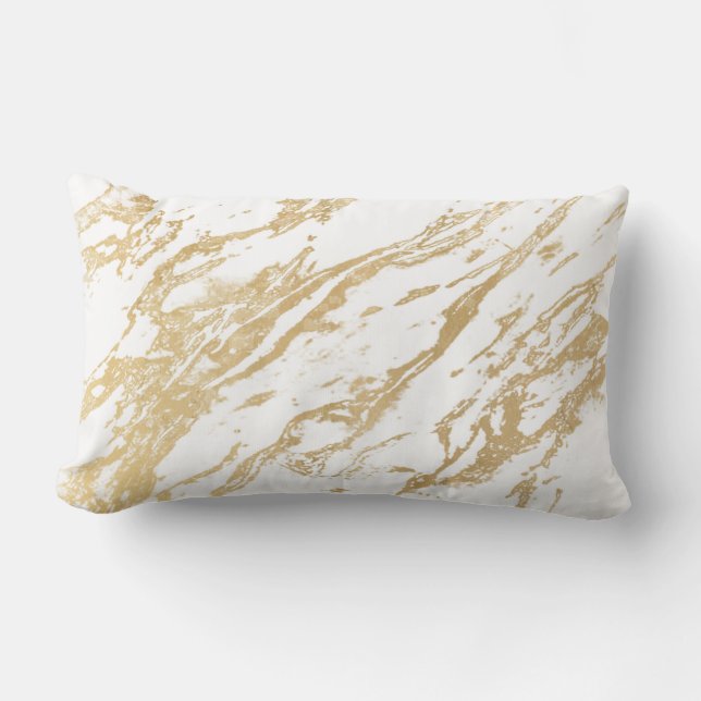 Guld Lumbarkudde (Framsida)