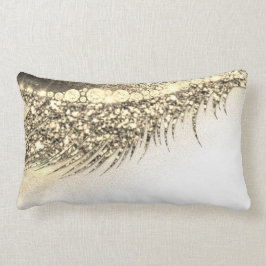 Guld Lux Makeup Lash Champagne White Lumbarkudde