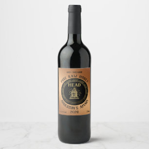 Guld lyx Mead bee bive honungscomb vin Vinflaska Etikett