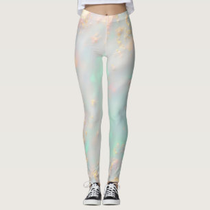 Guld Lyx Trendig Rosafärgad Mjuk Mint Kollektion Leggings