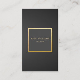 Guld- lyxig lodrät för modern Minimalist lutning Visitkort