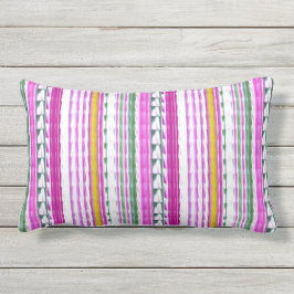 Guld magenta, krickarandLumbar kudder 13" X 21 ", Utomhuskudde