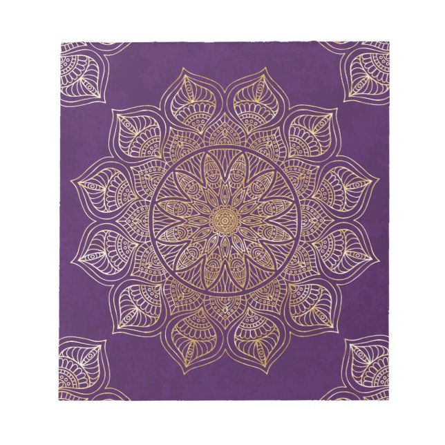 Guld mandala anteckningsblock (Framsida)