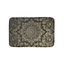Guld Mandala Bath Mat