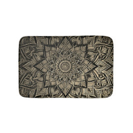 Guld Mandala Bath Mat Badrumsmatta