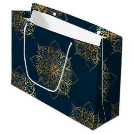 Guld Mandala Damask Pattern