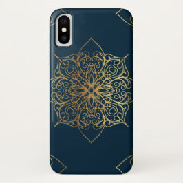 Guld Mandala Damask Pattern
