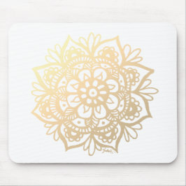 Guld Mandala Flower Musmatta