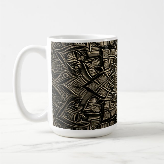 Guld Mandala  Kaffemugg (Vänster)