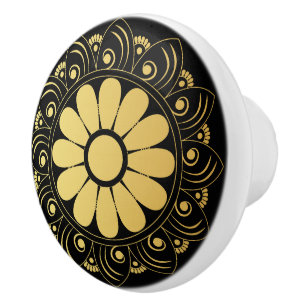 Guld mandala knopp