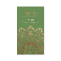 Guld Mandala om Grönt Yoga