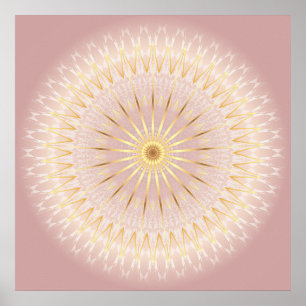 Guld Mandala Poster